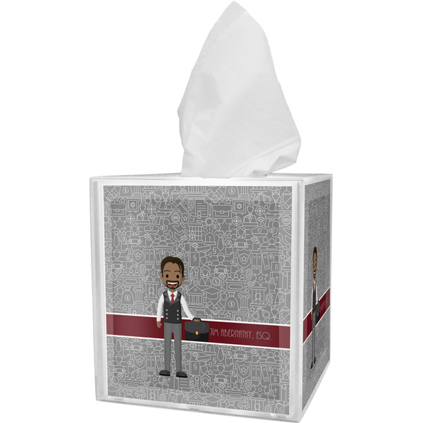 Lawyer / Attorney Avatar Tissue Box Cover (Personalized)