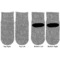 Lawyer / Attorney Avatar Toddler Ankle Socks - Double Pair - Front and Back - Apvl