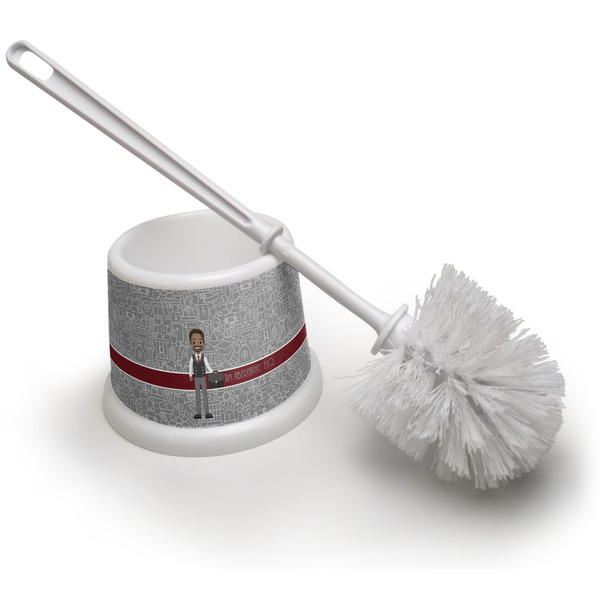 Custom Lawyer / Attorney Avatar Toilet Brush (Personalized)