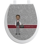 Lawyer / Attorney Avatar Toilet Seat Decal (Personalized)