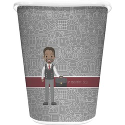 Lawyer / Attorney Avatar Waste Basket (Personalized)