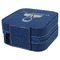 Lawyer / Attorney Avatar Travel Jewelry Boxes - Leather - Navy Blue - View from Rear