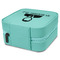 Lawyer / Attorney Avatar Travel Jewelry Boxes - Leather - Teal - View from Rear