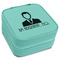 Lawyer / Attorney Avatar Travel Jewelry Boxes - Leatherette - Teal - Angled View