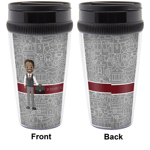 Lawyer / Attorney Avatar Travel Mug Approval (Personalized)