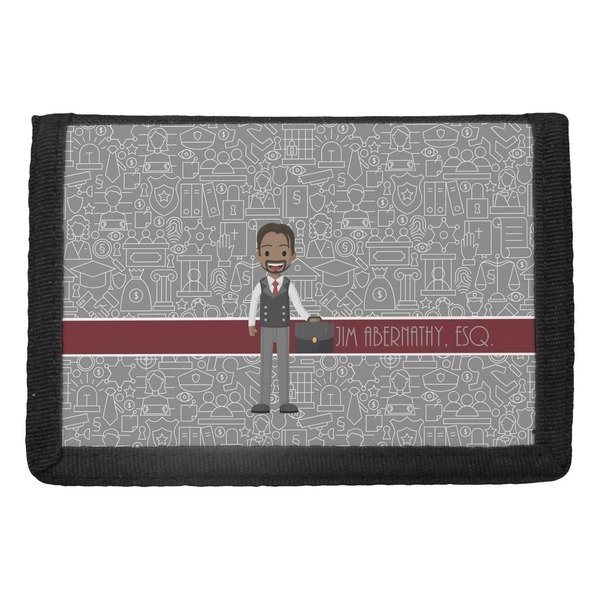 Custom Lawyer / Attorney Avatar Trifold Wallet (Personalized)