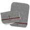 Lawyer / Attorney Avatar Two Rectangle Burp Cloths - Open & Folded
