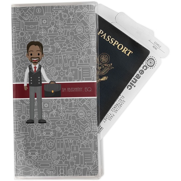 Custom Lawyer / Attorney Avatar Travel Document Holder