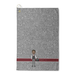 Lawyer / Attorney Avatar Waffle Weave Golf Towel (Personalized)