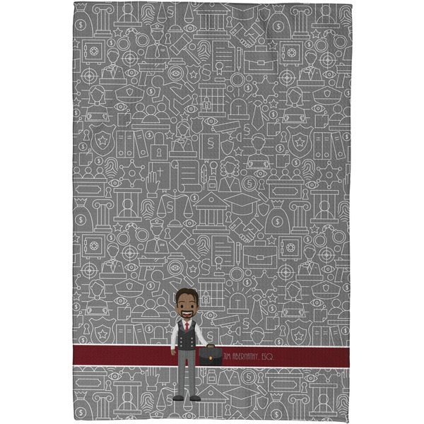 Lawyer / Attorney Avatar Waffle Weave Towel - Full Color Print - Approval Image