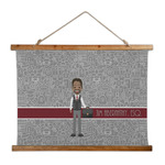 Lawyer / Attorney Avatar Wall Hanging Tapestry - Wide (Personalized)