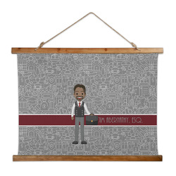 Lawyer / Attorney Avatar Wall Hanging Tapestry - Wide (Personalized)