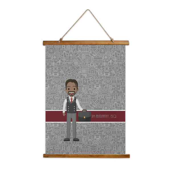Custom Lawyer / Attorney Avatar Wall Hanging Tapestry - Tall (Personalized)