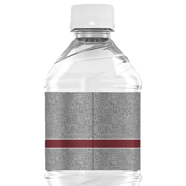 Lawyer / Attorney Avatar Water Bottle Label - Back View