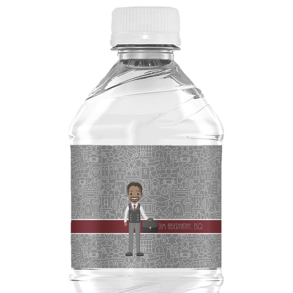 Custom Lawyer / Attorney Avatar Water Bottle Labels - Custom Sized (Personalized)