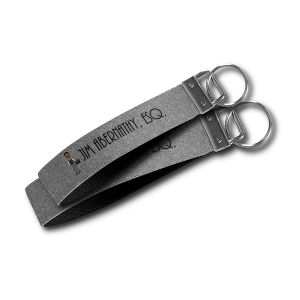Lawyer / Attorney Avatar Webbing Keychain FOBs - Size Comparison