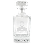 Lawyer / Attorney Avatar Whiskey Decanter - 26 oz Square (Personalized)