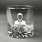Lawyer / Attorney Avatar Whiskey Glass - Front/Approval