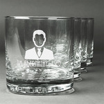 Lawyer / Attorney Avatar Whiskey Glasses (Set of 4) (Personalized)