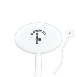 Lawyer / Attorney Avatar Oval Plastic Stir Sticks (Personalized)