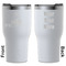 Lawyer / Attorney Avatar White RTIC Tumbler - Front and Back