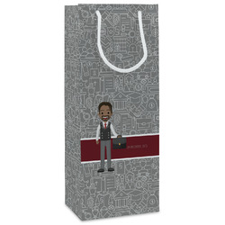 Lawyer / Attorney Avatar Wine Gift Bags - Gloss (Personalized)