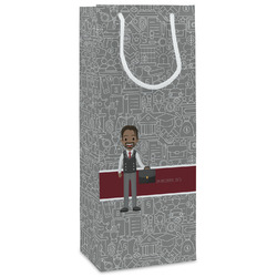 Lawyer / Attorney Avatar Wine Gift Bags - Matte (Personalized)