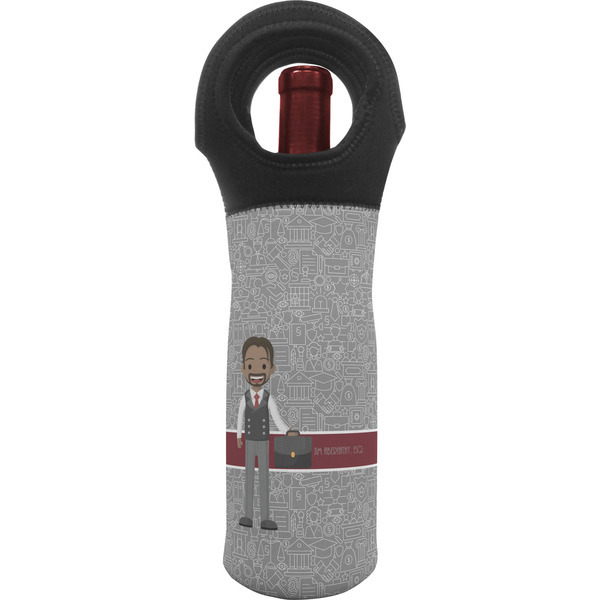 Custom Lawyer / Attorney Avatar Wine Tote Bag (Personalized)