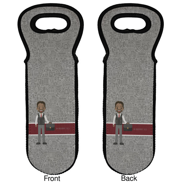 Lawyer / Attorney Avatar Wine Tote Front & Back