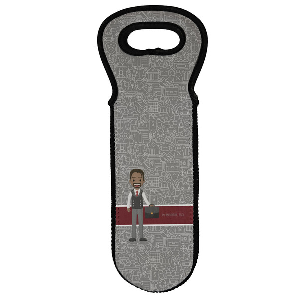 Custom Lawyer / Attorney Avatar Wine Tote Bag (Personalized)