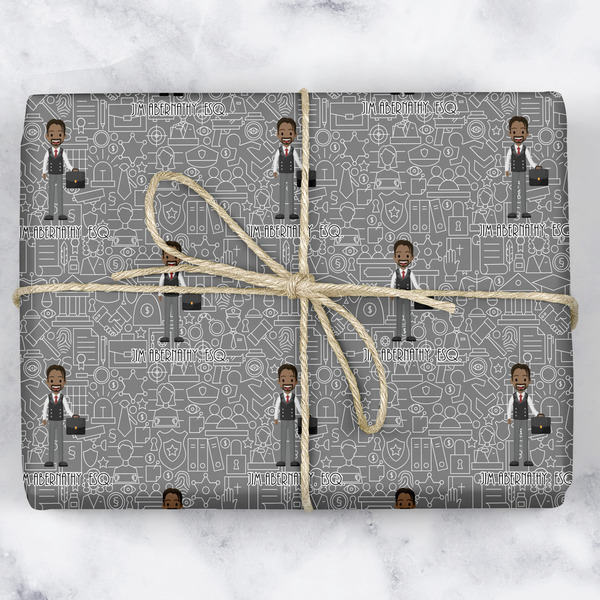 Custom Lawyer / Attorney Avatar Wrapping Paper (Personalized)
