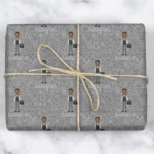 Lawyer / Attorney Avatar Wrapping Paper Roll - Matte - Wrapped Box