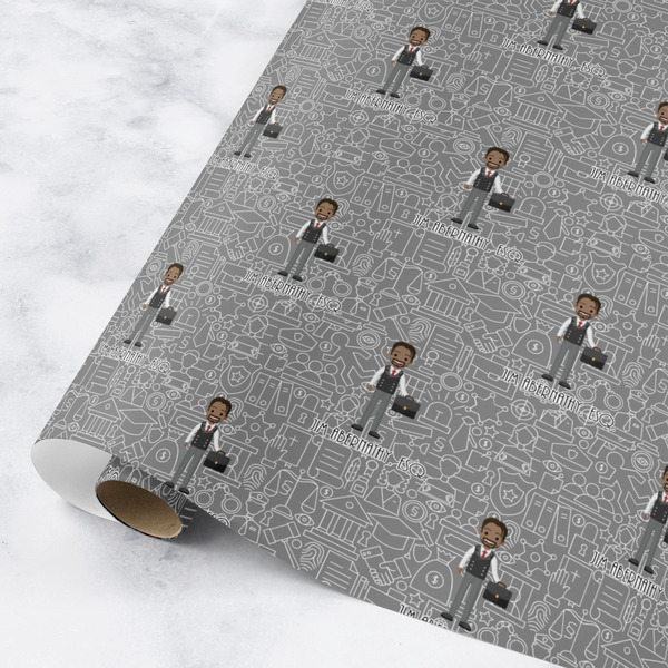 Custom Lawyer / Attorney Avatar Wrapping Paper Roll - Small (Personalized)