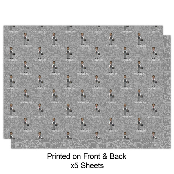 Lawyer / Attorney Avatar Wrapping Paper Sheet - Double Sided - Front