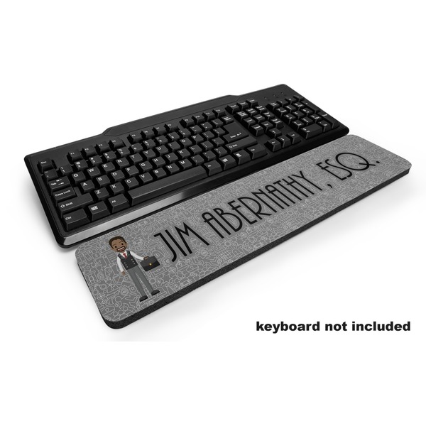 Custom Lawyer / Attorney Avatar Keyboard Wrist Rest (Personalized)