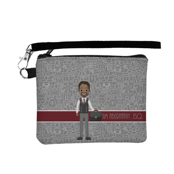 Custom Lawyer / Attorney Avatar Wristlet ID Case w/ Name or Text
