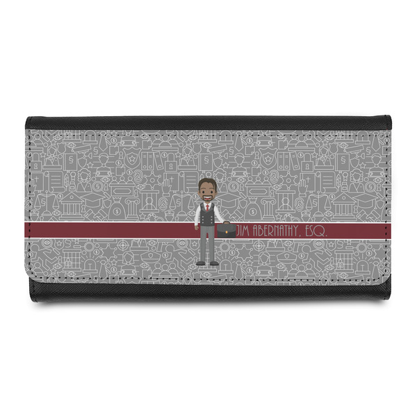Custom Lawyer / Attorney Avatar Leatherette Ladies Wallet (Personalized)