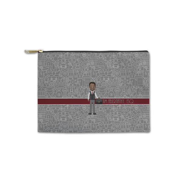 Custom Lawyer / Attorney Avatar Zipper Pouch - Small - 8.5"x6" (Personalized)