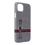 Lawyer / Attorney Avatar iPhone Case - Plastic - iPhone 14 Plus (Personalized)