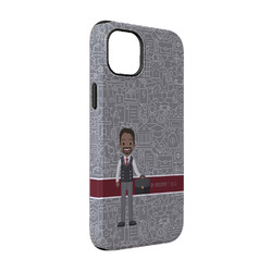 Lawyer / Attorney Avatar iPhone Case - Rubber Lined - iPhone 14 (Personalized)