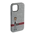 Lawyer / Attorney Avatar iPhone Case - Rubber Lined - iPhone 15 (Personalized)