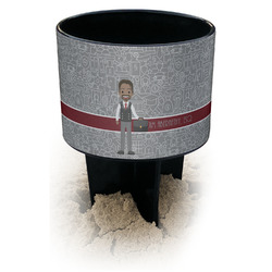 Lawyer / Attorney Avatar Black Beach Spiker Drink Holder (Personalized)