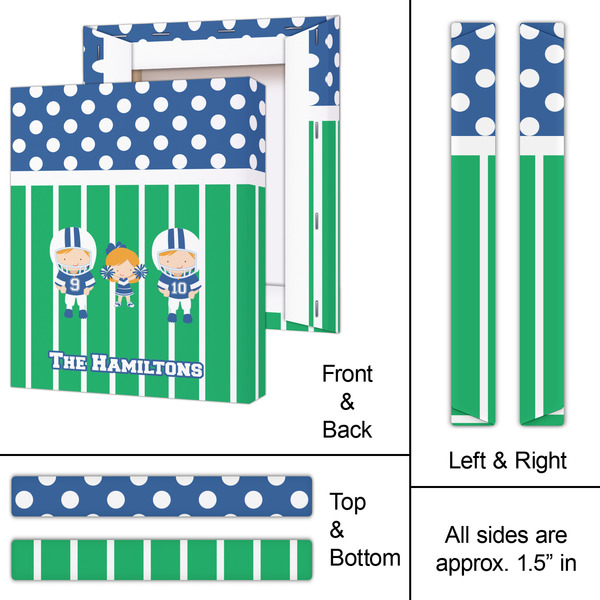 Football 11x14 - Canvas Print - Approval