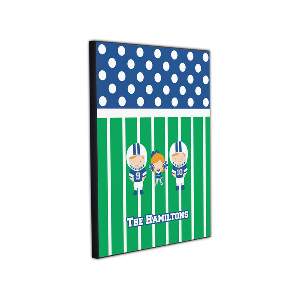 Football 11x14 Wood Print - Angle View