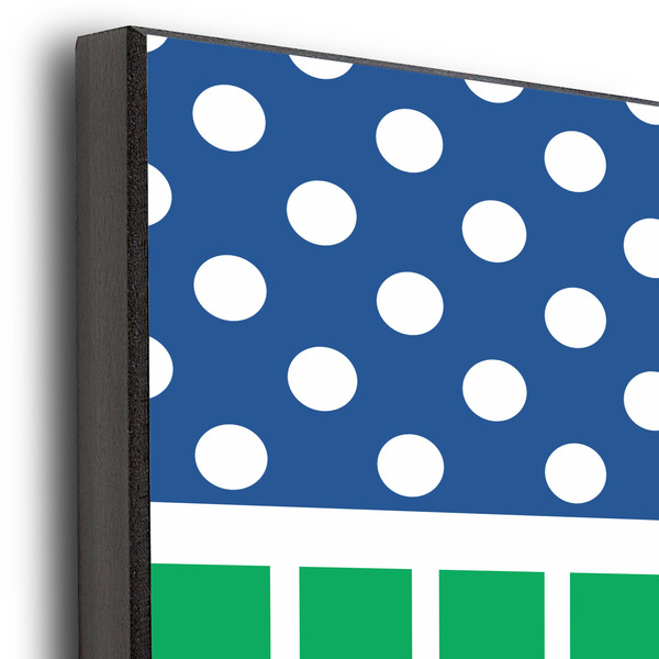 Football 11x14 Wood Print - Closeup