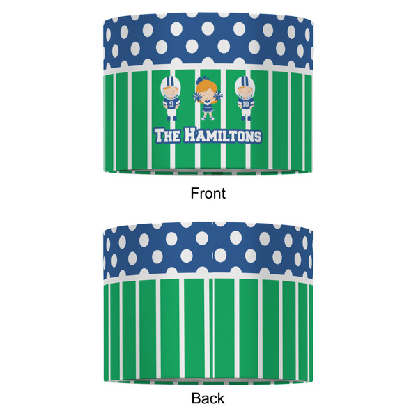 Football 12" Drum Lampshade - APPROVAL (Fabric)