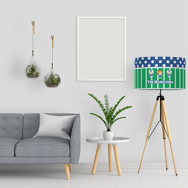 Football 12" Drum Lampshade - LIFESTYLE