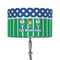 Football 12" Drum Lamp Shade - Fabric (Personalized)