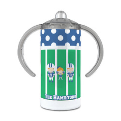 Football 12 oz Stainless Steel Sippy Cup (Personalized)