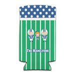 Football Can Cooler (tall 12 oz) (Personalized)